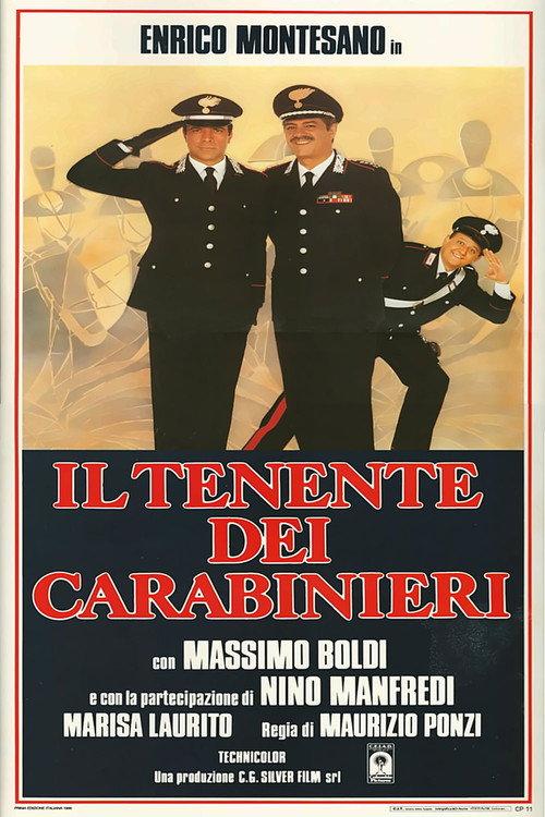The Lieutenant of the Carabinieri 1986 official movie poster