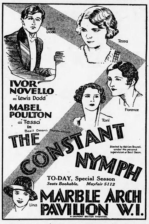 The Constant Nymph 1928 official movie poster