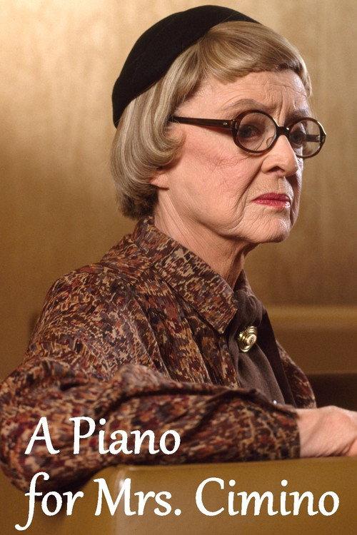 A Piano for Mrs. Cimino 1982 official movie poster