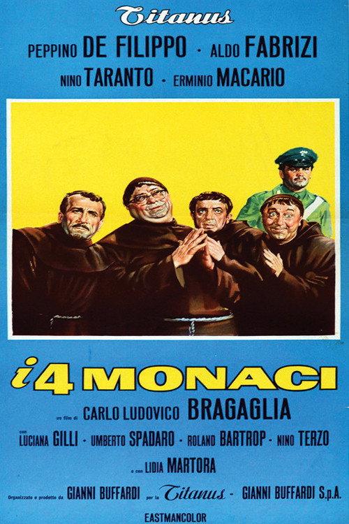 The Four Monks 1962 official movie poster