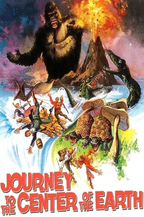 Journey to the Centre of the Earth 1977 official movie poster