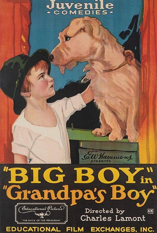 Grandpa's Boy 1927 official movie poster