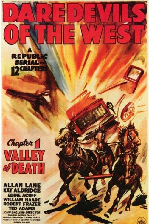 Daredevils of the West 1943 official movie poster