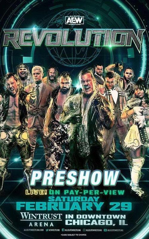 AEW Revolution 2020: The Buy In 2020 official movie poster