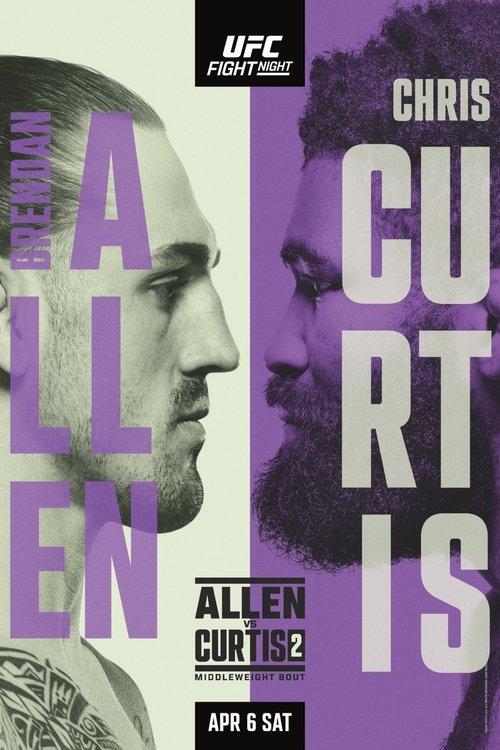 UFC Fight Night 240: Allen vs. Curtis 2 2024 official movie poster