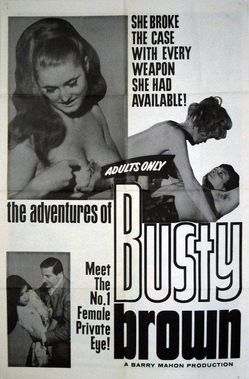 The Adventures of Busty Brown 1967 official movie poster