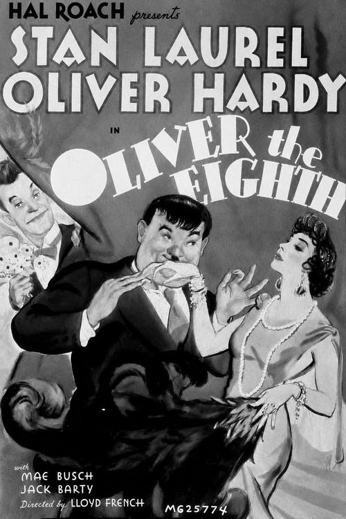 Oliver the Eighth 1934 official movie poster