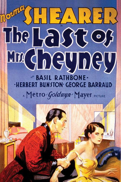 The Last of Mrs. Cheyney 1929 official movie poster