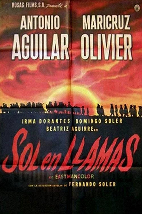 Sol en llamas 1962 official movie poster