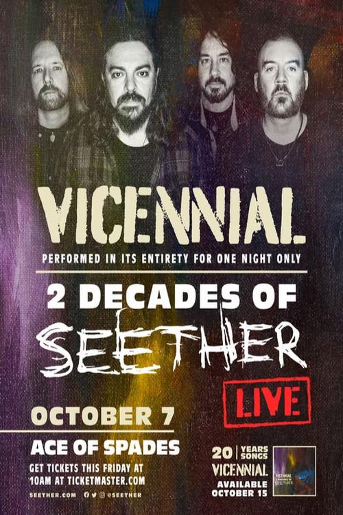 Seether | Vicennial Live Stream 2021 official movie poster
