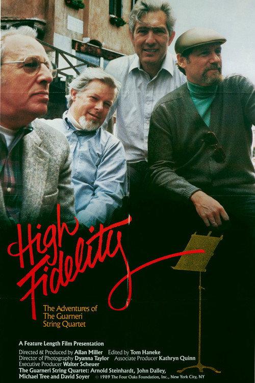 High Fidelity: The Adventures of the Guarneri String Quartet 1989 official movie poster