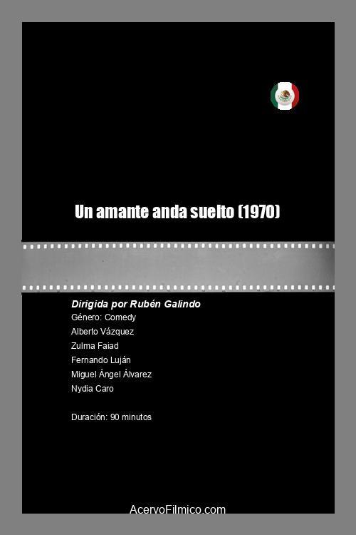 Un amante anda suelto 1970 official movie poster