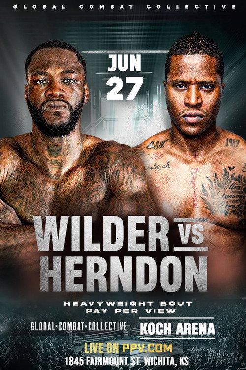 Deontay Wilder vs. Tyrrell Herndon 2025 official movie poster