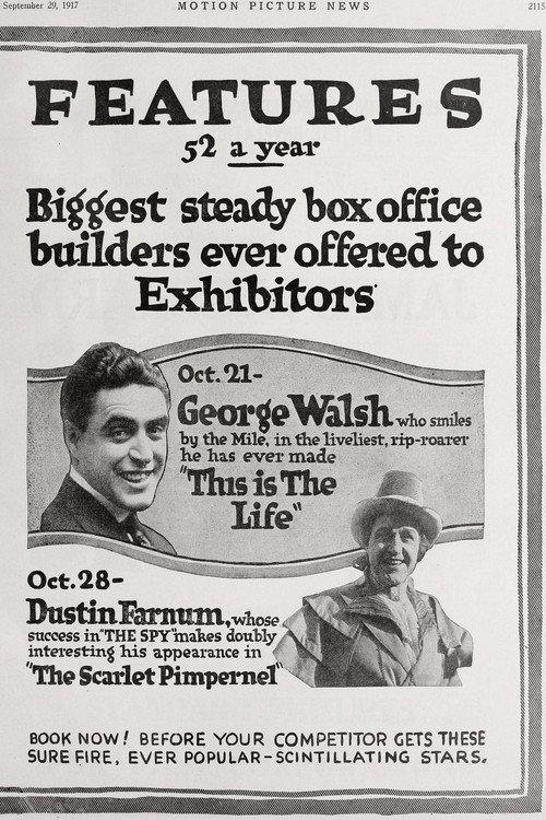 This Is the Life 1917 official movie poster