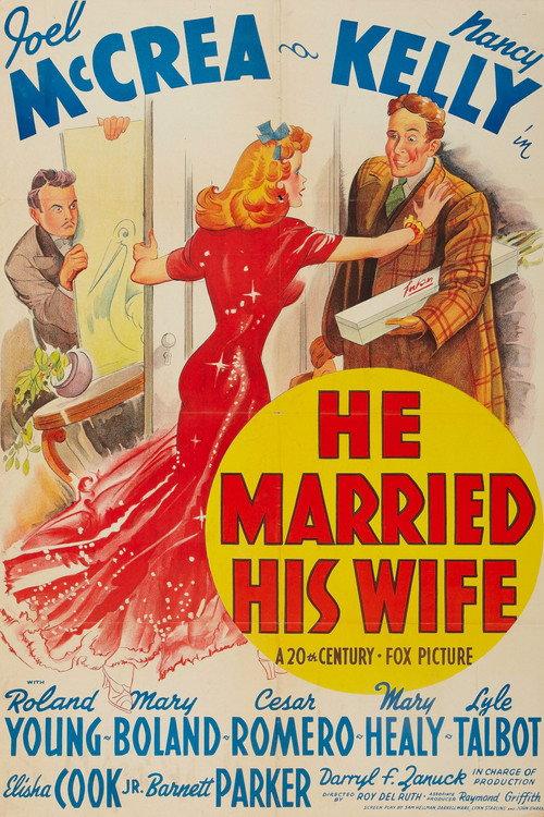 He Married His Wife 1940 official movie poster