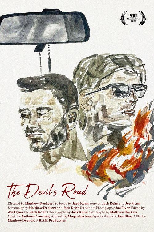 The Devil's Road 2025 official movie poster