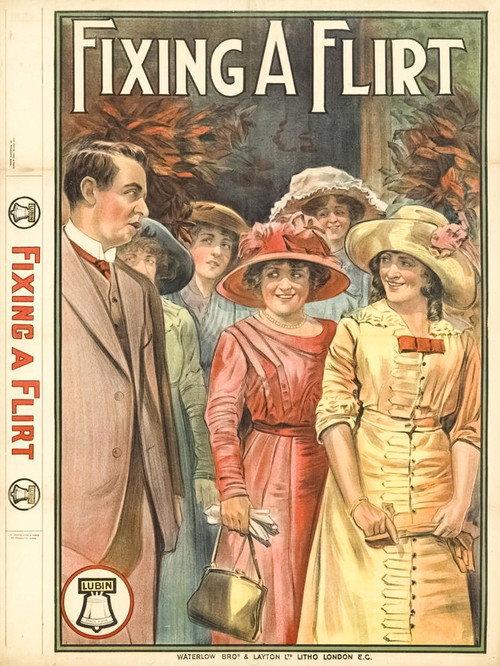Fixing a Flirt 1912 official movie poster