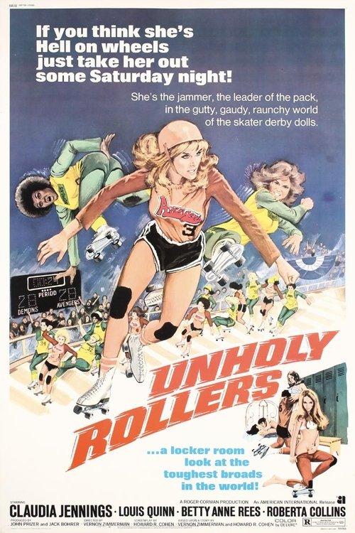 The Unholy Rollers 1972 official movie poster