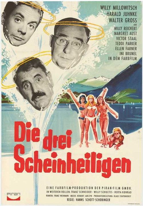 Die drei Scheinheiligen 1964 official movie poster