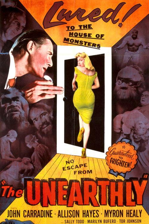 The Unearthly 1957 official movie poster