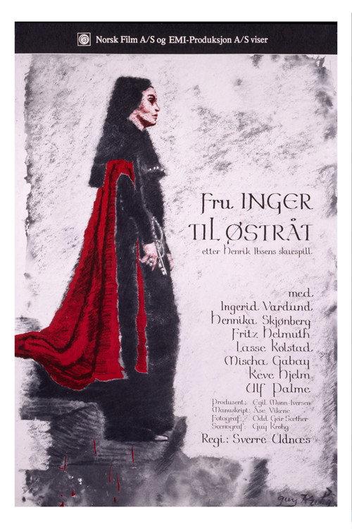 Lady Inger of Ostrat 1975 official movie poster