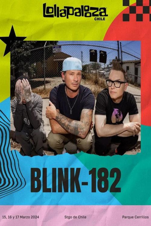 Blink-182 - Lollapalooza 2024 2024 official movie poster