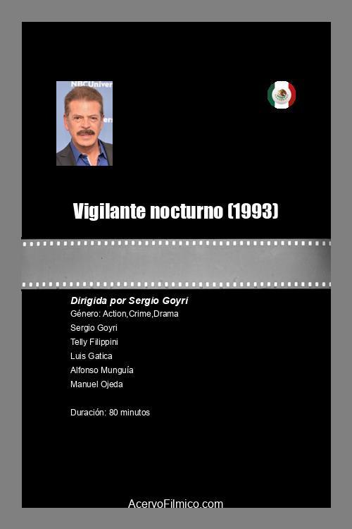 Vigilante nocturno 1993 official movie poster