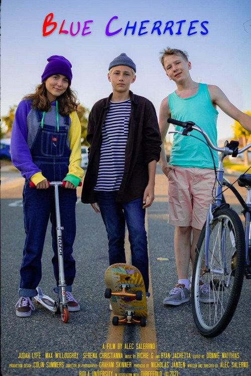 Blue Cherries 2021 official movie poster