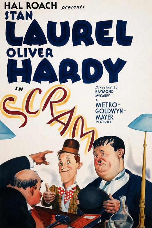 Scram! 1932 official movie poster