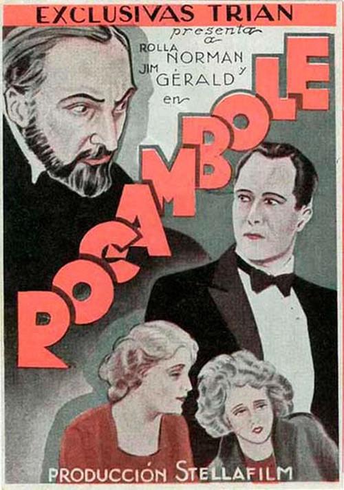 Rocambole 1933 official movie poster