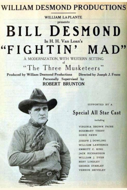 Fightin' Mad 1921 official movie poster