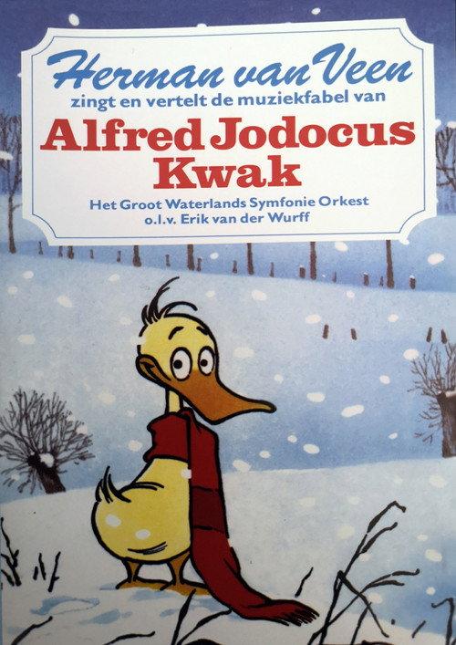 Herman van Veen zingt en vertelt de muziekfabel van Alfred Jodocus Kwak 1987 official movie poster