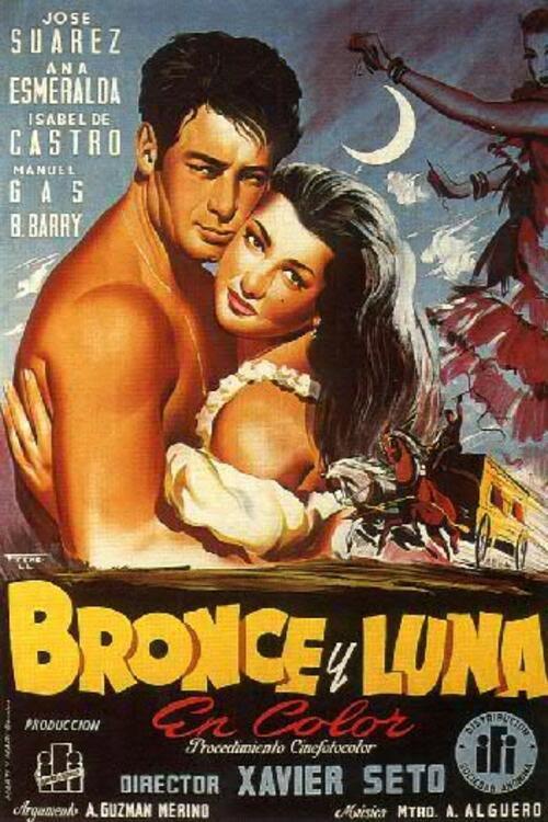 Bronce y luna 1953 official movie poster