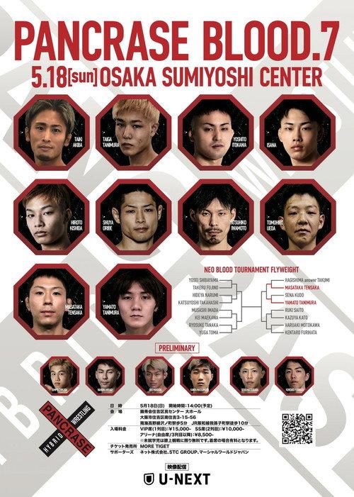 PANCRASE BLOOD 7 2025 official movie poster
