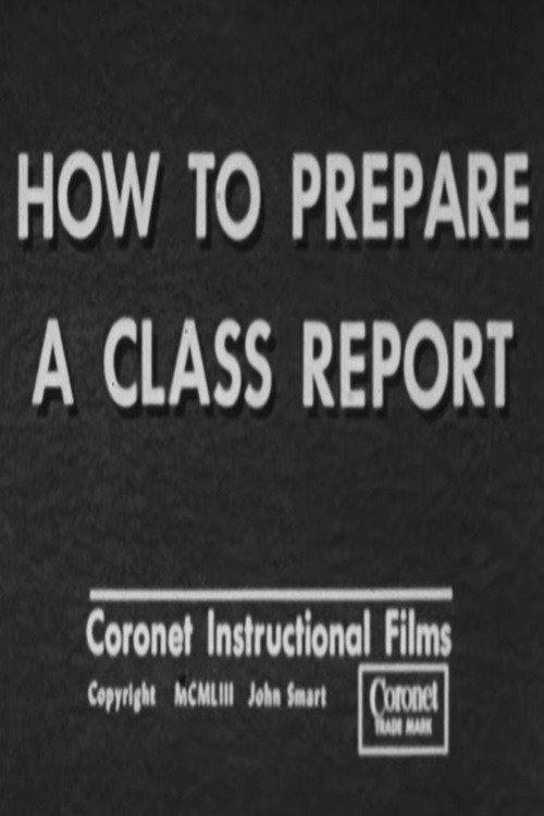 How to Prepare a Class Report 1953 official movie poster
