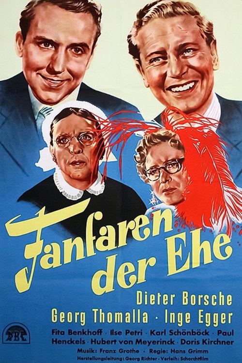 Fanfaren der Ehe 1953 official movie poster