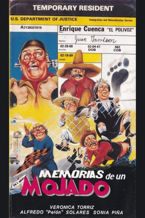 Memorias de un mojado 1988 official movie poster