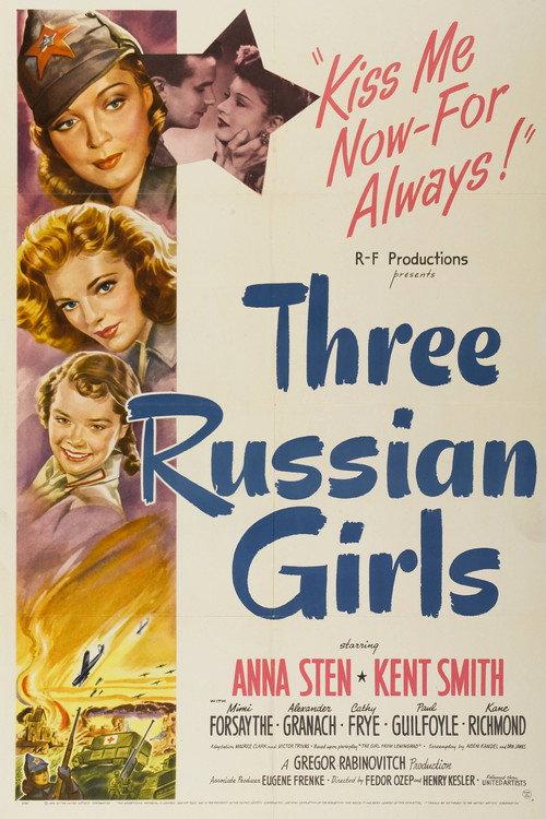 Three Russian Girls 1943 official movie poster
