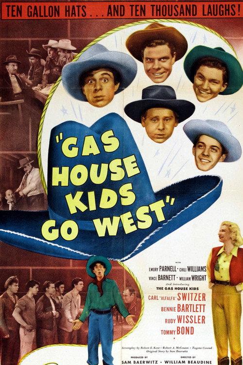 Gas House Kids Go West 1947 official movie poster
