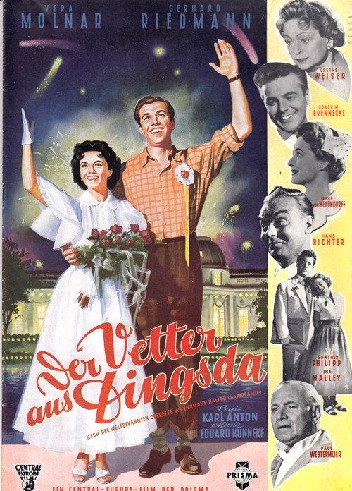 Der Vetter aus Dingsda 1953 official movie poster
