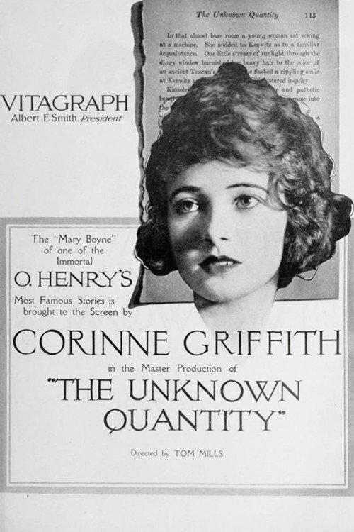 The Unknown Quantity 1919 official movie poster