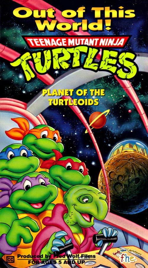 Teenage Mutant Ninja Turtles: Planet of the Turtleoids 1991 official movie poster
