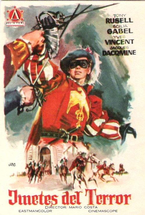 Il terrore dei mantelli rossi 1963 official movie poster