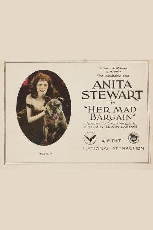 Her Mad Bargain 1921 official movie poster