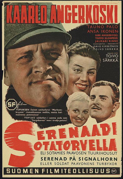 Serenaadi sotatorvella eli sotamies Paavosen tuurihousut 1939 official movie poster