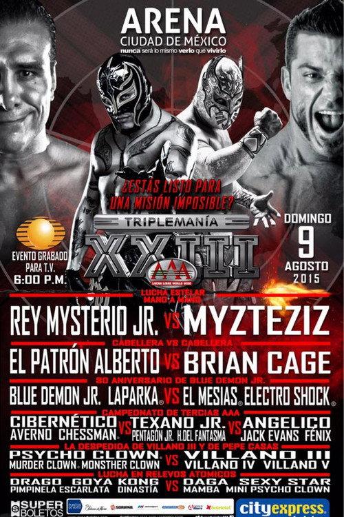 AAA TripleMania XXIII 2015 official movie poster