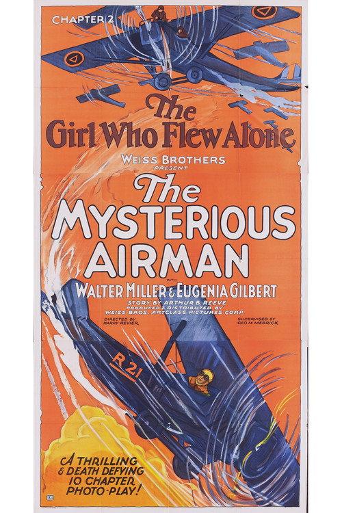 The Mysterious Airman 1928 official movie poster