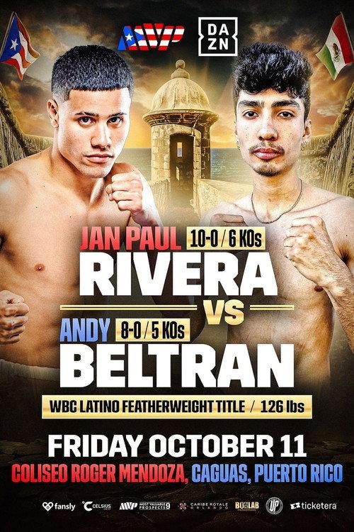 Jan Paul Rivera vs. Andy Beltran 2024 official movie poster