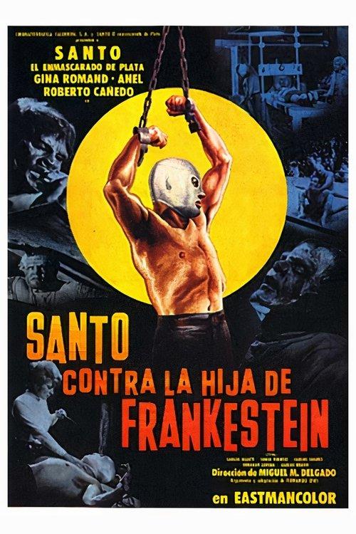 Santo vs. Frankenstein's Daughter 1972 official movie poster