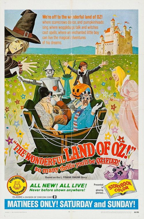 The Wonderful Land of Oz 1969 official movie poster